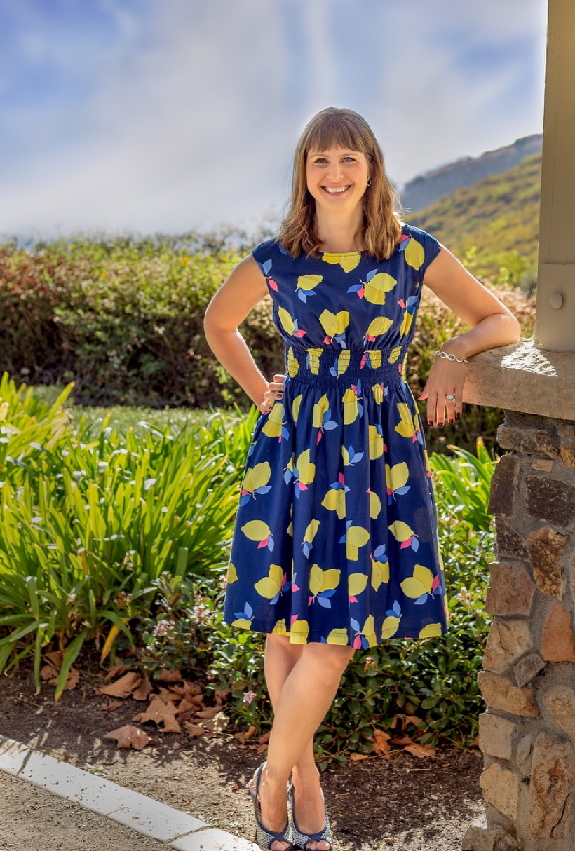 Marie Fleming smiling outdoors